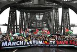 Masivny protest v Sydney Tisice ludi pochodovali za Palestincanov
