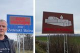 Poslanec Roman Malatinec spojil protesty s posprejovanymi tabulami
