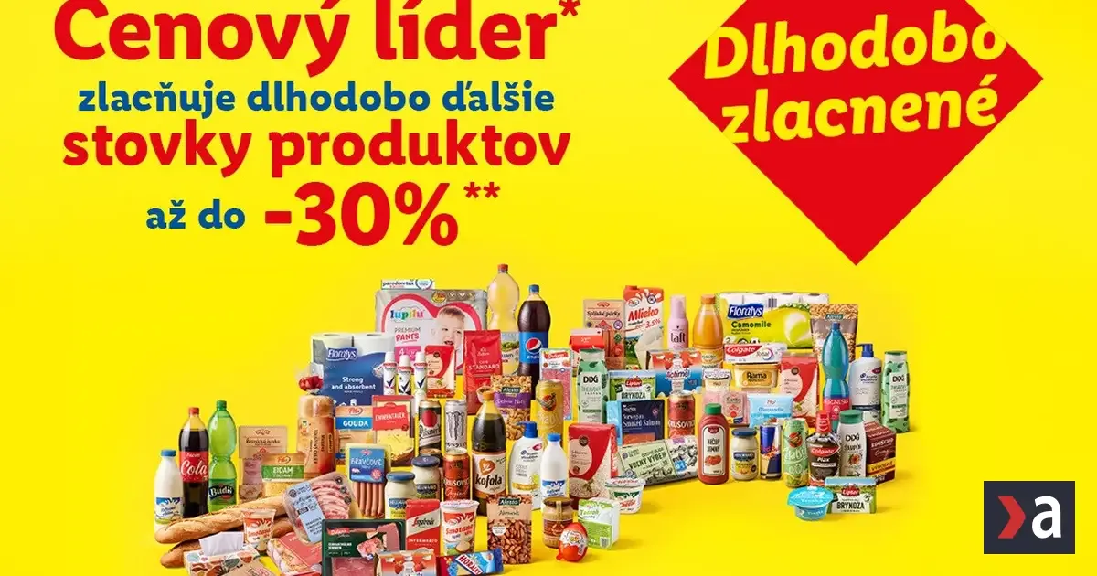 Lidl zlacňuje stovky ďalších produktov, potvrdzuje pozíciu cenového lídra