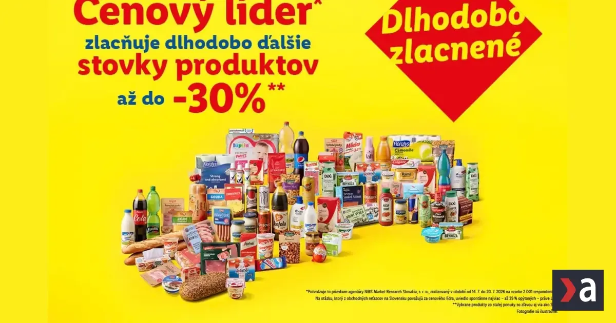 Nákup v Lidli sa vyplatí: Ten istý nákup vás vyjde o 22 % lacnejšie 2 Nákup v Lidli sa vyplatí: Ten istý nákup vás vyjde o 22 % lacnejšie