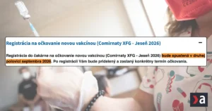 Sezóna sa začína: Česi sa už intenzívne očkujú, na Slovensku registrácia ešte ani nezačala