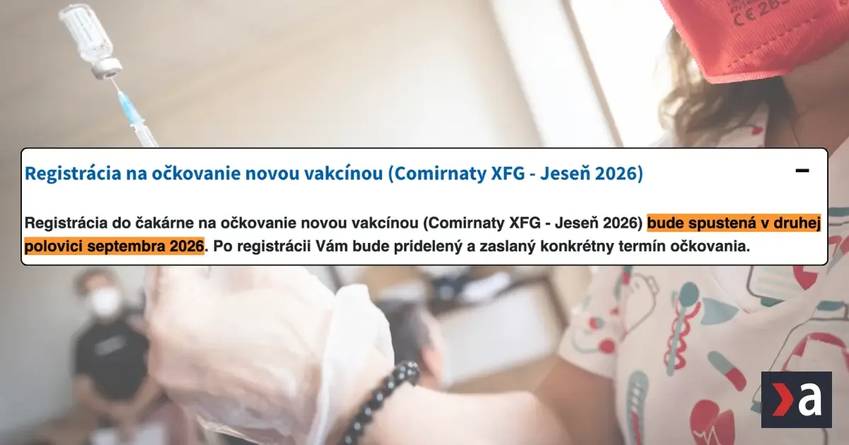 Sezóna sa začína: Česi sa už intenzívne očkujú, na Slovensku registrácia ešte ani nezačala