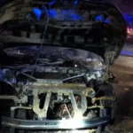 Škoda 65-tisíc eur po požiari auta v Kysuckom Novom Meste