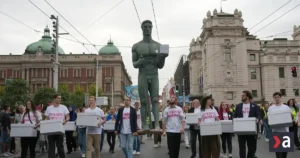 Srbskí študenti podali kandidátku do októbrových volieb