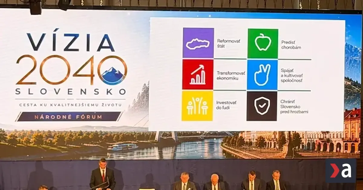 Ako sa zmení život na Slovensku do roku 2040? 400 expertov určilo 6 krokov