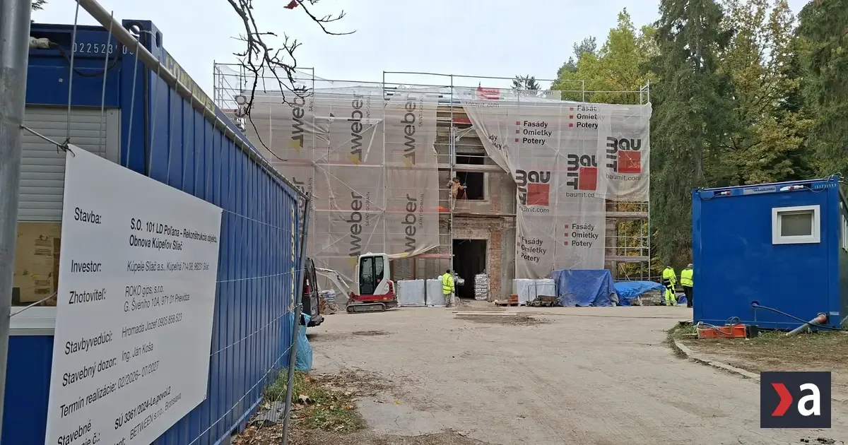 V Kúpeľoch Sliač obnovujú prvý zo zatvorených liečebných domov. Vstúpia do projektu SAE?